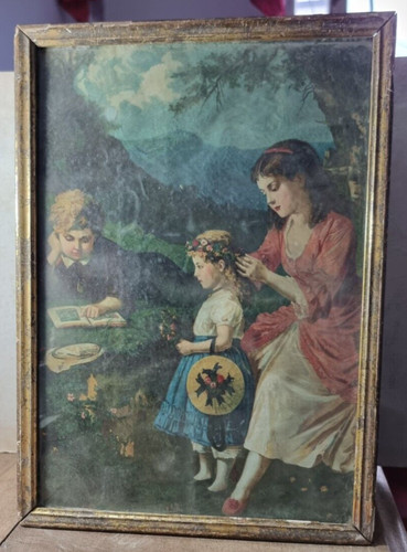 Vintage old antique mother - vintage,