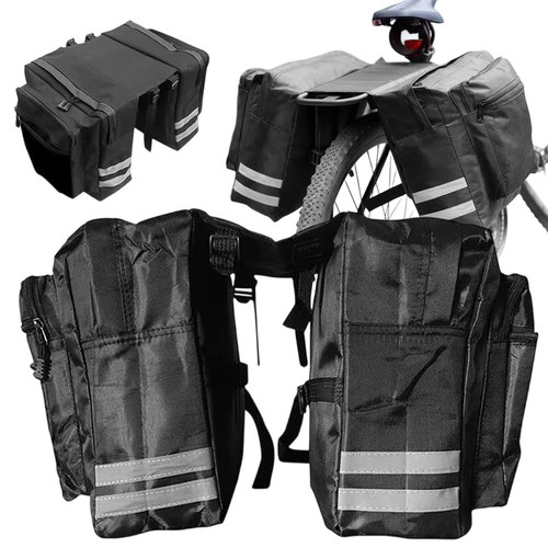 Waterproof double pannier bike - double,