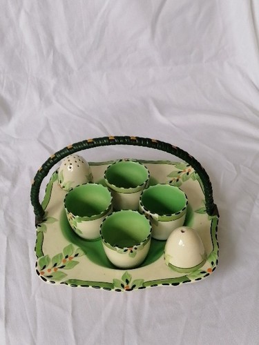 Burleigh ware egg cruet set - burleigh,