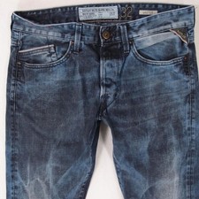 Mens Replay M983 WAITOM Slim Straight Blue Jeans W32 L32