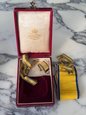 SWEDEN CASE + RIBBON FOR MEDAL