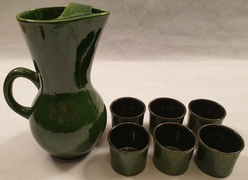 Vintage studio pottery water - studio,