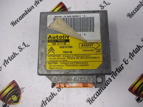 Airbag control module citroen - control,