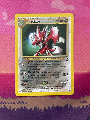 Pokemon card scizor - scizor, star
