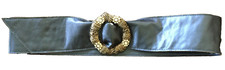 Metallic Leather Belt Size