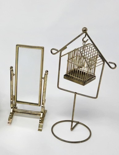 Vintage gold tone vanity - vintage,