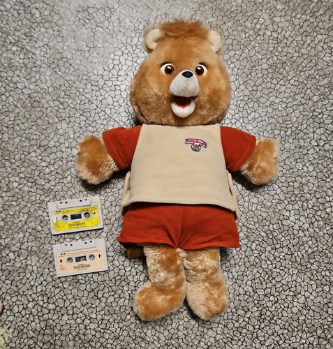 Teddy ruxpin with cassette - teddy,