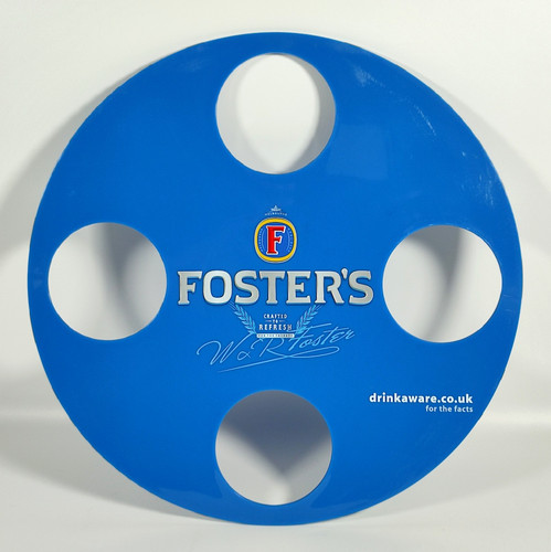 Fosters pint plastic - 4-pint, carrier