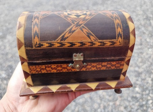 Marquetry style small wooden - marquetry,