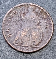 1673 Charles II Farthing
