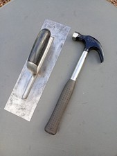 Ragni 14" plastering finishing trowel and Stanley British made 16oz claw hammer