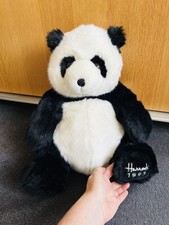 Harrods Christmas Panda Bear 1993 - Carol - Great Used Condition - No Tag