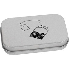 'Tea Bag' Metal Hinged Tin /