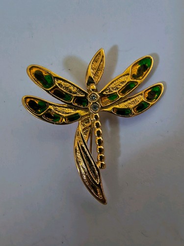 Vintage gold tone - gold, green