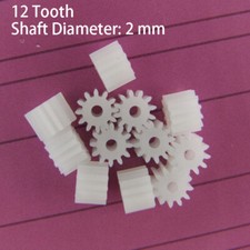 12 Tooth Plastic Spindle Gears