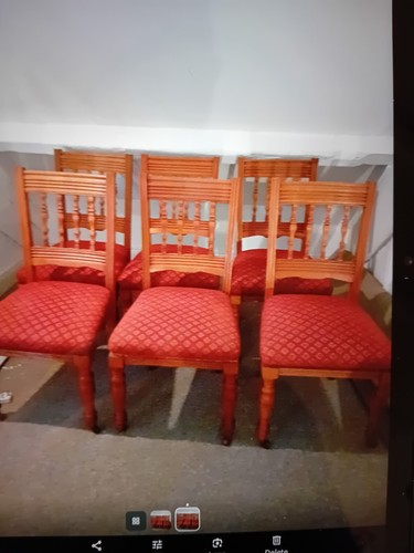 Six edwardian dining - six, chairs