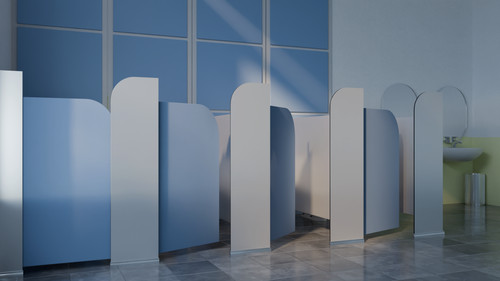 Quadruple childrens toilet