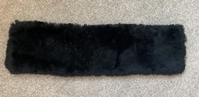 LEMIEUX black 100% SHEEPSKIN girth cover size 25 inches