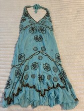 Papell Boutique Halter Beaded