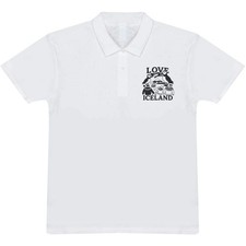 'Love Iceland' Adult Polo