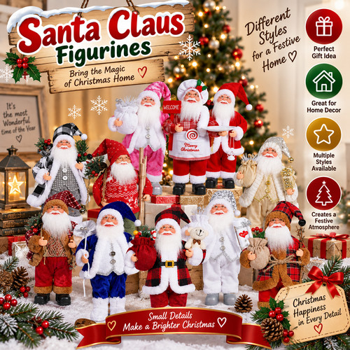 Standing santa claus - 12",