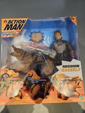 Action Man Mission Grizzly Vintage Boxed Action Figure And Bear 1999 Complete