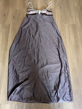 Vintage 1980s Brown  Nylon &