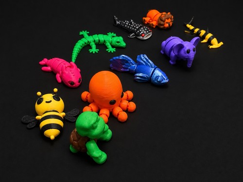 Printed articulated toy - 3d,
