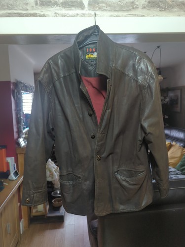 Mens leather designer - designer, jacket