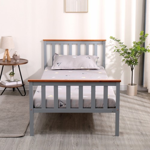 Single bed pine - bed, frame