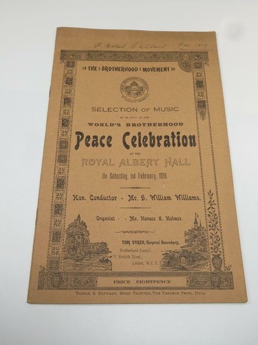 Vintage souvenir programme - vintage,