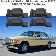 4pcs Door Lock Striker Replacement Fit for Mercedes W123 240D 280E 300D Vehicles