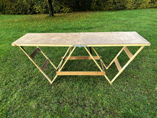 Wooden Hardboard Folding Wallpaper Paste Pasting Table