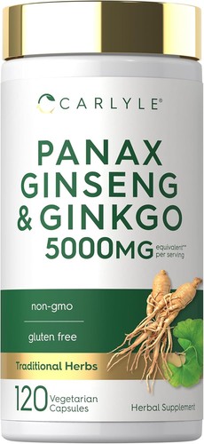 Panax ginseng ginkgo - panax, +
