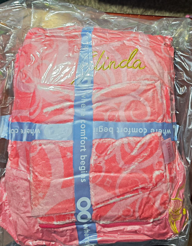 Oodie pink floral cotton - pink,