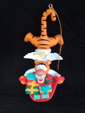 Disney Grolier Christmas Magic Tigger 207 Tree Hanging Ornament. Has Been Glued!