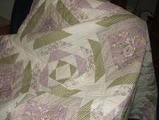 Full/Queen 86"x86" ROSE Plaid