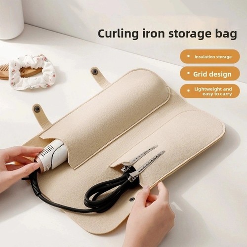 Hair curling iron storage - hair,