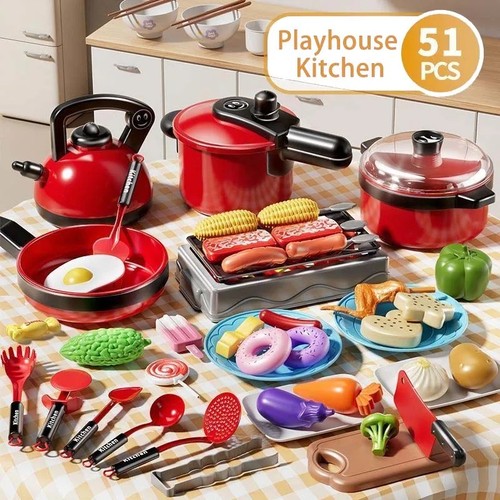 Kids girl play kitchen toy - girl,