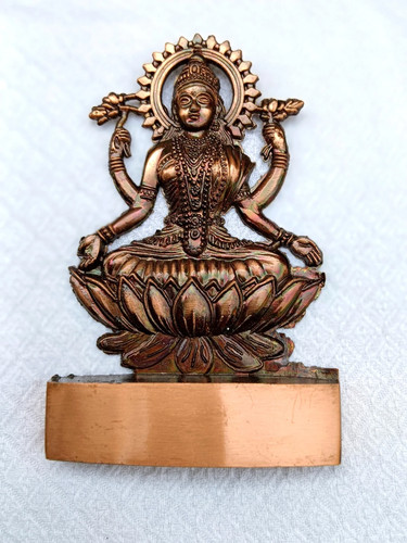 Brass hindu goddess - hindu,