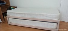 John Lewis Savoy Trundle Guest Bed with Mattresses 2'6" Converts To King Size