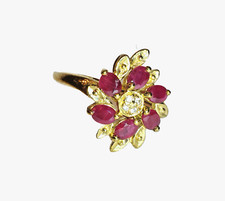 Ruby ring size 57 ruby with