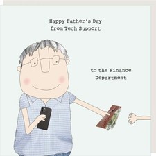 Fathers Day Card From Tech