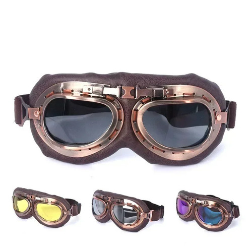 Retro vintage motorcycle pilot - retro,