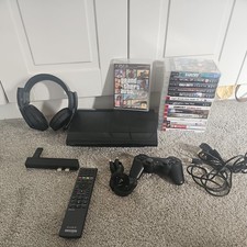 Playstation 3 Super Slim 500GB Bundle - 14 Games - Headphones- HDMI - TV Remote 
