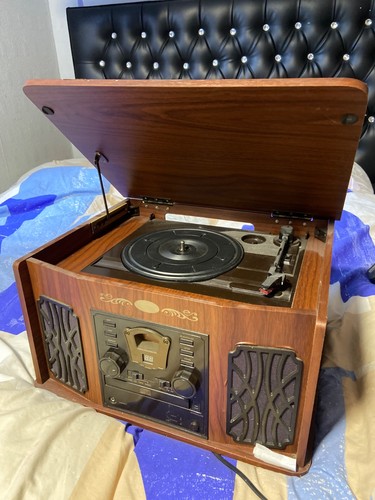 Record player with speakers - player,