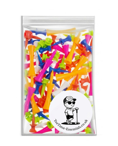Plastic castle golf tees - golf,