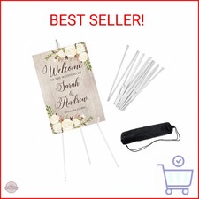 JEAWIWI 1PCS White Easel Stand