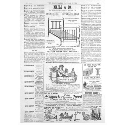Victorian adverts maple co - maple, &