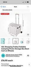 45L Shopping Trolley Foldable